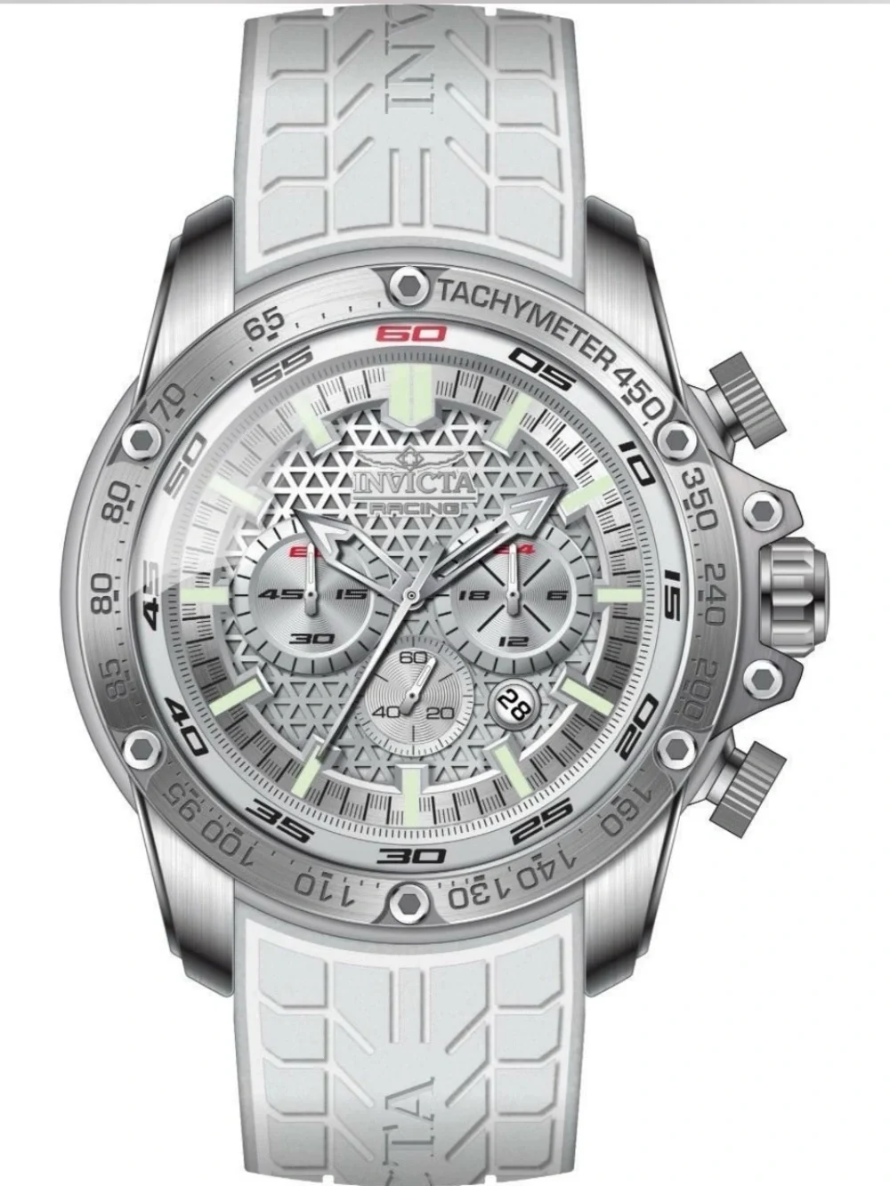 Invicta Speedway Tarmax GTR Men’s Watch-52mm White (50311)